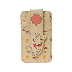 New Womens Disney Winnie the Pooh Card Holder Wallet Button Snap Closure